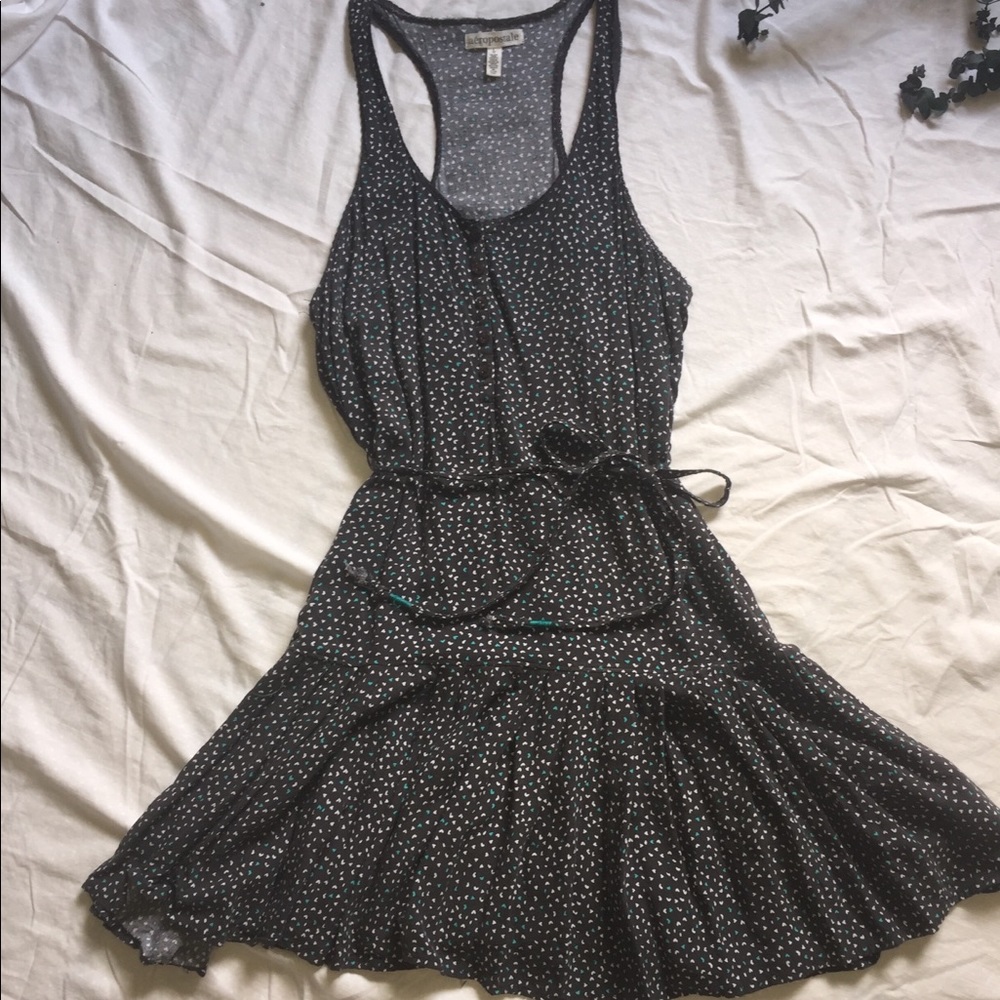 Aeropostale Drop Waste tiny heart printed Dress
